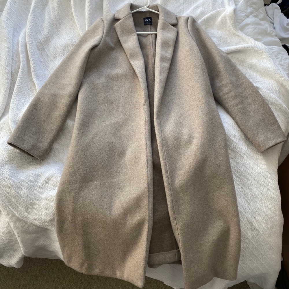Zara sand coat